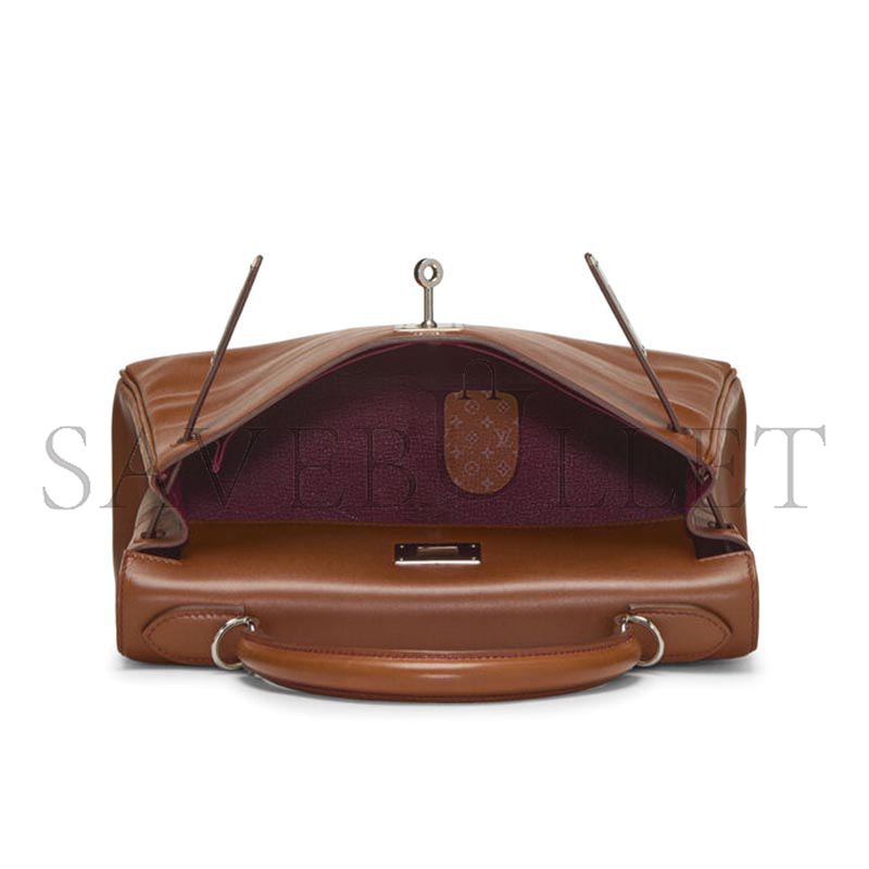 H**mes KELLY 28 FAUVE BARENIA PALLADIUM HARDWARE (28*22*10cm)